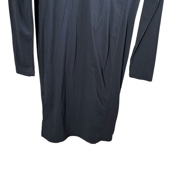 JAMES PERSE V-Neck T-Shirt Bodycon Long Sleeve Dress WJEH6655CU - Picture 6 of 11